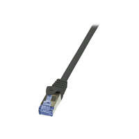 LogiLink LogiLink 10G S/FTP PIMF PrimeLine patch kábel CAT6A 0,25m fekete (CQ3013S)