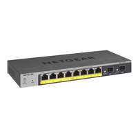 Netgear Netgear GS110TP-300EUS 8 portos PoE switch + 2 SFP