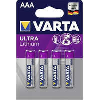 Varta Varta Ultra Lithium AAA elem (4db/csomag) (6103301404)