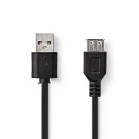 Nedis Nedis aktív USB 2.0 hosszabbítókábel 0,2m fekete (CCGP60010BK02)
