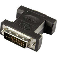 Renkforce DVI - VGA átalakító adapter, 1x DVI dugó 24+5 pól. - 1x VGA aljzat, fekete, Renkforce