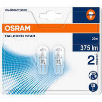 Osram Nagyfeszültségű halogén izzó OSRAM 12 V G4 20 W, melegfehér, EEK: C, dimmelhető 2 db