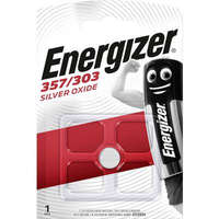 Energizer 357/303 gombelem, ezüstoxid, 1,55V, 150 mAh, Energizer SR44W, SR44, SR1154, V357, D357, 228, J, 280-62, SB-B9, RW42