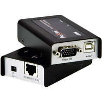 Aten VGA, USB 2.0 KVM extender jelerősítő, jeltovábbító RJ45 csatlakozással 100 m-ig Aten CE100-AT-G