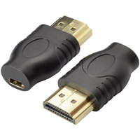 SpeaKa Professional SpeaKa Professional HDMI Átalakító [1x HDMI dugó - 1x HDMI alj, D mikro] Fekete