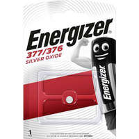 Energizer 377/376 gombelem, ezüstoxid, 1,55V, 25 mAh, Energizer SR626SW, SR66, SR626, V377, D377, 606, BA, 280-39, SB-AW, RW329
