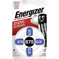 Energizer ZA675 hallókészülék elem, cink-levegő, 1,4V, 635 mAh, 4 db, Energizer ZA675, PR44