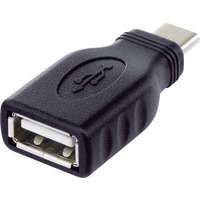 Renkforce USB 2.0 átalakító, USB C típusú dugóról A típusú aljra OTG funkcióval, Renkforce