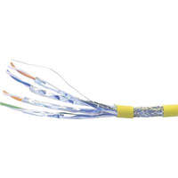 VOKA Kabelwerk Hálózati kábel CAT 7 S/FTP 8 x 0.32 mm2 Sárga VOKA Kabelwerk 170202-21 méteráru
