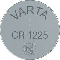 Varta CR1225 lítium gombelem, 3 V, 48 mA, Varta BR1225, DL1225, ECR1225, KCR1225, KL1225, KECR1225, LM1225