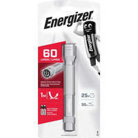 Energizer LED Kézilámpa, 5 Nichia LED-es 35 lm, 2db AA ceruzaelemmel, ezüst színű Energizer Metal Light 634041