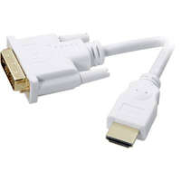 SpeaKa Professional SpeaKa Professional DVI / HDMI Csatlakozókábel [1x DVI dugó, 18+1 pólusú - 1x HDMI dugó] 2.00 m Fehér