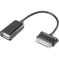 Renkforce USB 2.0 OTG kábel Samsung tabletekhez 10 cm, Renkforce