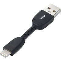 Renkforce Renkforce USB 2.0 Csatlakozókábel [1x USB 2.0 dugó, A típus - 1x Apple Dock dugó Lightning] 0.05 m Fekete