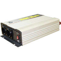 e-ast Színuszos jellegű inverter, 1200 W/2400 W24 V/DC (22 - 28 V) - 230 V/AC · 5 V/DC USB, e-ast HPL1200-24