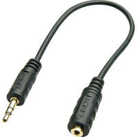 Lindy LINDY 35699 Jack Audio Átalakító kábel [1x Jack dugó, 3,5 mm-es - 1x Jack alj, 2,5 mm-es] Fekete