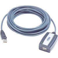 Aten USB 2.0 hosszabbító kábel 5 m, fekete, ATEN UE250-AT
