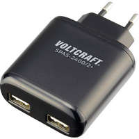 VOLTCRAFT VOLTCRAFT SPAS-2400/2+ VC-11332175 USB-s töltőkészülék Aljzat dugó Kimeneti áram (max.) 4800 mA 2 x USB
