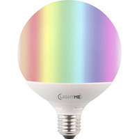 LightMe LED-s izzó E27 Gömb forma 10 W = 60 W RGBW 120 x 156 mm színváltó, távirányítóval, LightMe