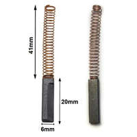 Konyhai robotgép mixer turmixgép szénkefe. 6x6x20mm, kompatibilitás: KitchenAid, Whirlpool, Kenmore, Roper, Maytag, Sears, Admiral, Amana, Jenn Air, 5K5SSWHK55K 5K45SS, W10380496 W10260958, 9706416, 1938379, 3184115, 3184115D, 4159774,