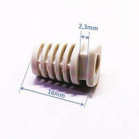 Kábel törésvédő, törésgátló 5,3mm fehér