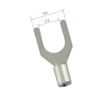 Villás saru. 5,5mm M5, 0,5...1,5 mm²