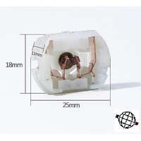 SZÉNKEFE TARTÓ CSAPÁGYKENGYEL TÖBB SZEMÉLYAUTÓ AJTÓ ZÁR MOTOR VAGY VISSZAPILLANTÓ TÜKÖR MOTORHOZ (9X18X25 MM)