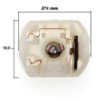 SZÉNKEFE TARTÓ CSAPÁGYKENGYEL SZEMÉLYAUTÓ AJTÓ ZÁR MOTOR VAGY VISSZAPILLANTÓ TÜKÖR MOTORHOZ (107X18,3X23,9 MM)