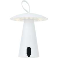 4-Home Boise kültéri hordozható LED asztali lámpa, fehér, USB, 15 x 17 cm, műanyag, fehér
