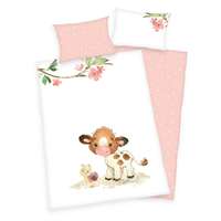 Herding Herding Sweet calf gyerek flanel ágyneműhuzat kiságyba, 40 x 60 cm, 100 x 135 cm