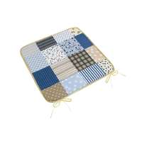 Bellatex Bellatex Adéla sima patchwork kék ülőpárna, 40 x40 cm