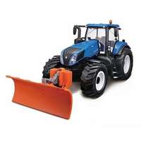 4-Home Maisto Tech RC, New Holland traktor szántóval, 2.4 Ghz, kék