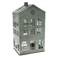 4-Home Fém gyertyatartó Rustik House, 18 x 31 x 15 cm
