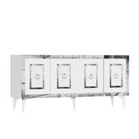 Hanah Home Karya White and Silver szekrény, ezüst