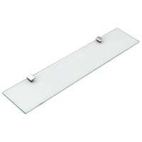 Aqualine AQUALINE SB125 Samba üvegpolc 60 cm,ezüst