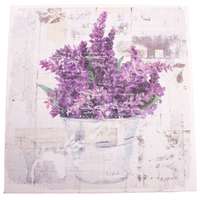 4-Home Levendulás Vintage vászonkép, 28 x 28 cm