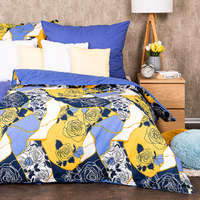 4Home 4Home Blue rose pamut ágyneműhuzat, 220 x 200 cm, 2 db 70 x 90 cm