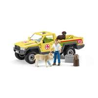 Schleich Schleich 42503 Mentő terepjáró állatorvossal, 28 x 11 x 10,5 cm