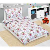 Bellatex Bellatex Junior Hercegnő gyerek pamut ágyneműhuzat rózsaszín, 140 x 200, 70 x 90 cm