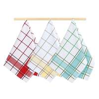 Bellatex Kocka konyharuha, türkiz, sárga, piros, 50 x 70 cm, 3 db-os szett