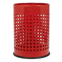 Alda Alda Officer perforált szemetes 18 l, piros, piros, 18 l