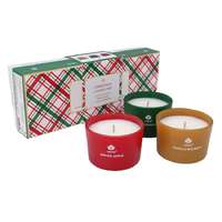 Arôme Arome illatgyertya készlet 85 g, 3 db, Fűszeres alma, Borsmenta Vanília, Vanília bourbon