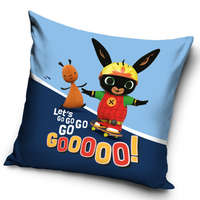 4-Home Bing Bunny és Flop Let's Go! párnahuzat, 40 x 40 cm