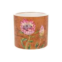 Autronic Poppies kerámia virágtartó kaspó, barna, átmérő: 9 x magasság: 9 cm