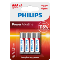 Philips Philips AAA 1,5 V Power Alkaline elem, 4 db