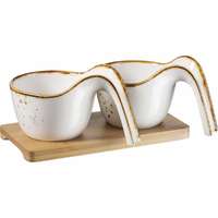 Mäser Mäser 3 részes gourmet tálkészlet tálcával Pintar