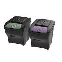 4-Home Bama POKER SET szelektív hulladékgyűjtő 20 l, 2 db