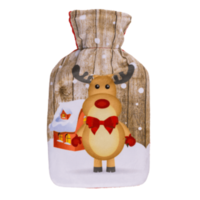 4-Home Rénszarvas termofór palack polár huzattal