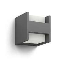 Philips Philips Arbour UltraEfficient kültéri LED-es falilámpa 2x 3,8W 2700K, antracit