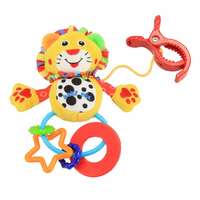 Baby Mix Baby Mix Gepárd plüss játék csörgővel, 11 cm